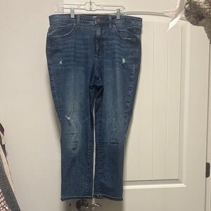 Maurices Dark Blue Ankle Jeans